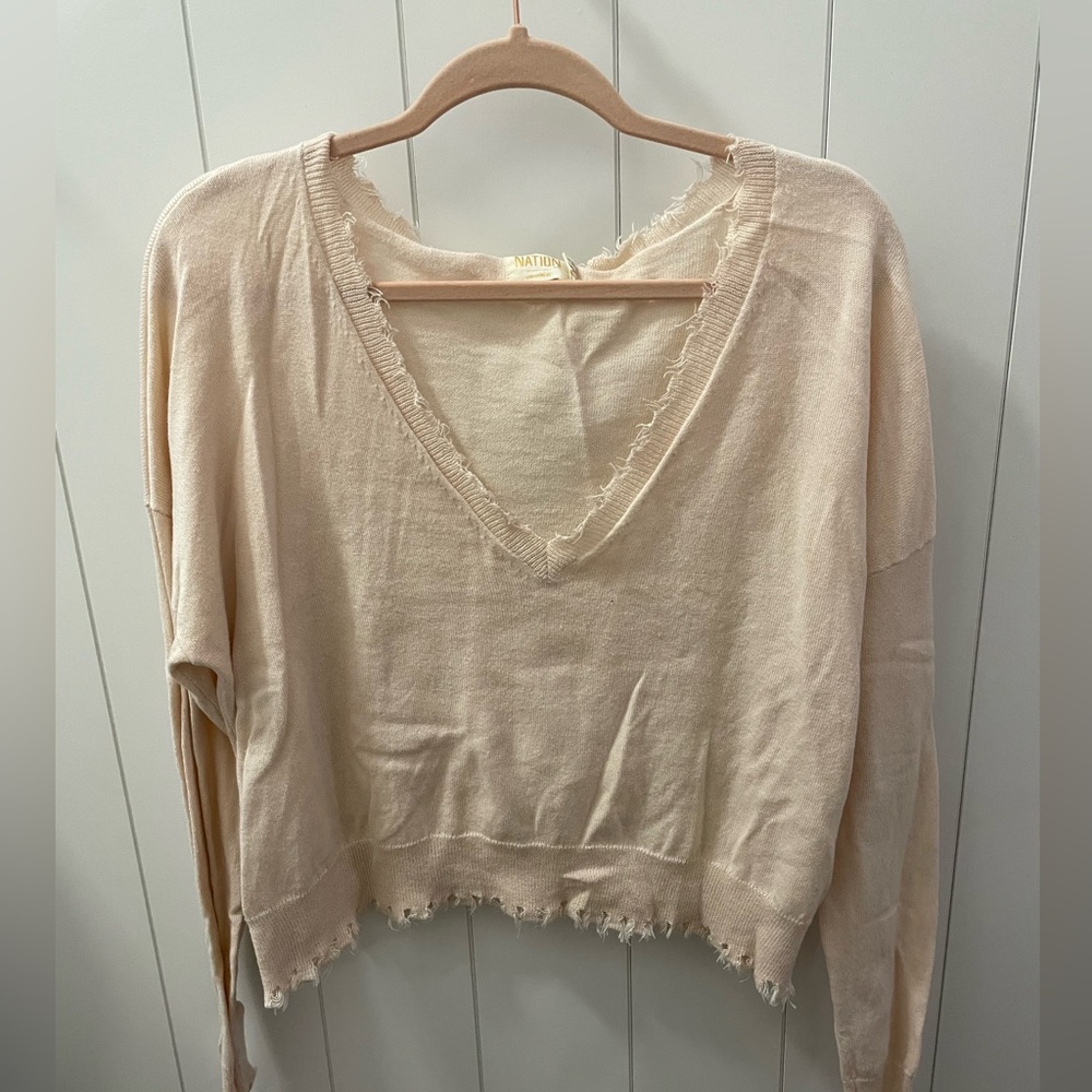 NATION alpaca sweater NWOT